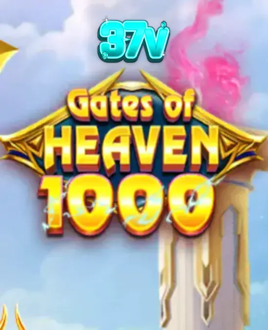 Interface do jogo Gates of Heaven 1000 com Zeus e símbolos celestiais
